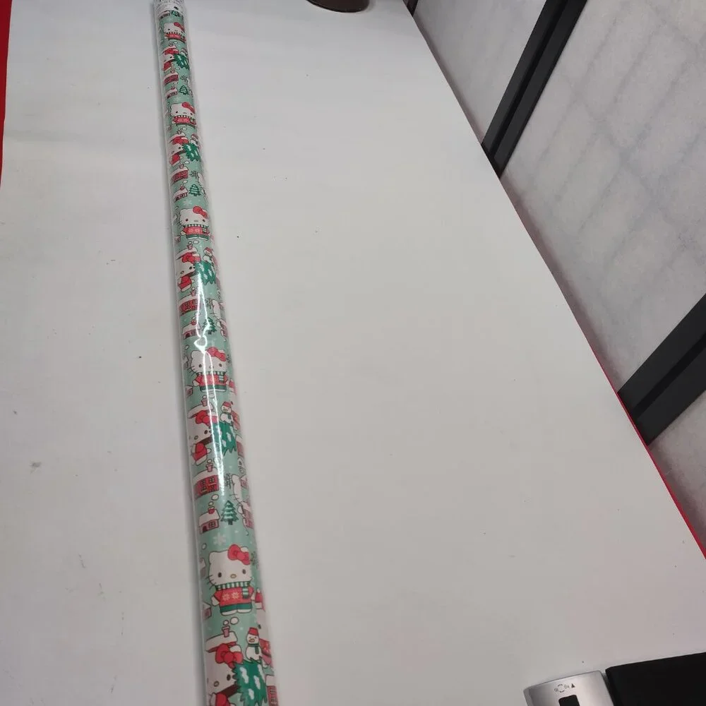 Hello Kitty by Sanrio Christmas Wrapping Paper 3ft x 2yds (20 sf) New in Package